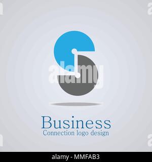 Business Logo, Logo Design, Buchstabe s logo Vektor. Stock Vektor
