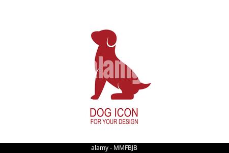 Hund Logo, Vector Icons. Stock Vektor