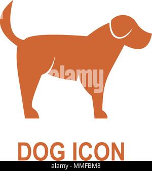 Hund Logo, Vector Icons. Stock Vektor