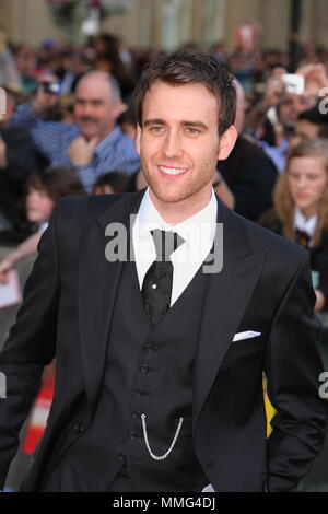 UK - Unterhaltung - Matt Lewis bei dem UK Film Premiere von HARRY POTTER UND DIE HEILIGTÜMER DES TODES - Teil 2, der Trafalgar Square, London vom 7. Juli 2011 Stockfoto