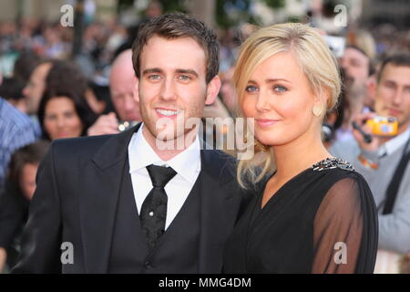 UK - Unterhaltung - Matt Lewis bei dem UK Film Premiere von HARRY POTTER UND DIE HEILIGTÜMER DES TODES - Teil 2, der Trafalgar Square, London vom 7. Juli 2011 Stockfoto