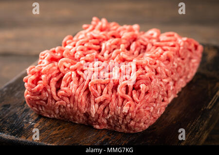 Frisches rohes Rindfleisch Hackfleisch/Faschiertem Stockfoto