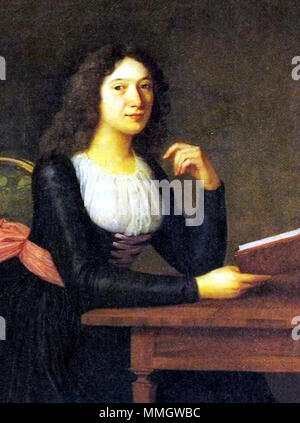 . Englisch: Portrait von Charlotte von Lengefeld (1766-1826), Ehefrau von Friedrich Schiller, Öl auf Leinwand, 87,0 x 69,0 cm. 1794. Charlotte von Lengefeld - Simanowiz Stockfoto