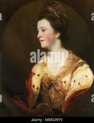 . Englisch: Portrait von Emily FitzGerald, Herzogin von Leinster (1731-1814). 1770. Emily Herzogin von Leinster 1770 s Stockfoto
