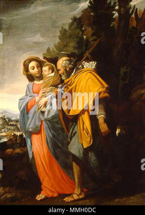 . Die Flucht nach Ägypten. 1650. Domenico Fiasella (1589-1669) Alternative Namen Il Sarzana Beschreibung italienischer Maler Geburtsdatum / Tod 12. August 1589 19. Oktober 1669 Ort der Geburt / Todes Sarzana Genua Arbeiten Zeitraum barocken Arbeiten Ort Genua Authority control: Q 967032 VIAF:?:? ISNI 49497870 0000 0000 6662 5899 ULAN:?? Nr 500025199 LCCN: 91028128 GND:? 118996541 WorldCat D Fiasella Huida ein egipto Stockfoto