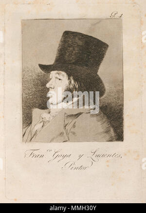 Francisco de Goya, Francesco de Goya y Lucientes, Pintor, Spanisch, 1746 - 1828, veröffentlicht 1799, Radierung, Aquatinta und Kaltnadel, Burin, Rosenwald Collection Goya - Francesco de Goya y Lucientes, Pintor Stockfoto