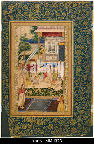 . Englisch: Abu'l-Hasan. Jahangir und Prinz Verondely mit Nur Jahan Ca. 1624, Freier Kunst, Washington DC. 12. Oktober 2005. Abu 'l-Hasan 16 Abu'l-Hasan. Jahangir und Prinz Verondely mit Nur Jahan Ca. 1624, Freier Kunst, Washington DC Stockfoto