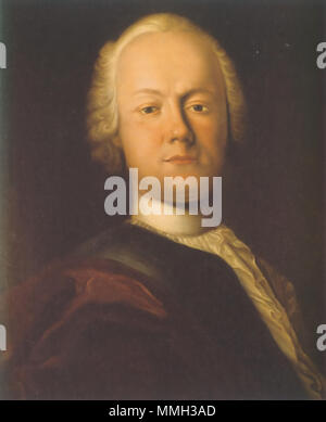 Porträt von Friedrich Gottlieb Klopstock (1724-1803). 1750. Friedrich Gottlieb Klopstock Stockfoto