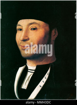 Porträt eines Menschen. c. 1465-70. Antonello da Messina 080 Stockfoto