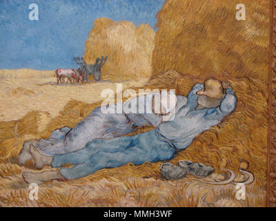 12.00 - von der Arbeit (nach der Hirse). Von 1890 bis 1891. 2007 Musee Orsay Arbeiten Kraftpapier 071 Stockfoto