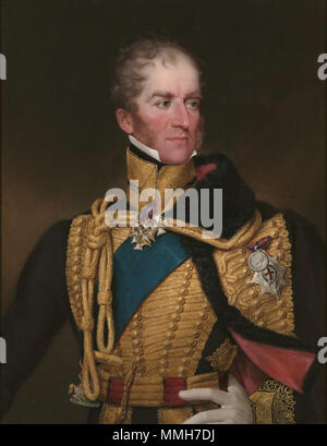 . Portrait von Henry William Paget, 1 Anglesey KG (1768-1854). ca. 1825. Francis William Wilkin, 01. Stockfoto