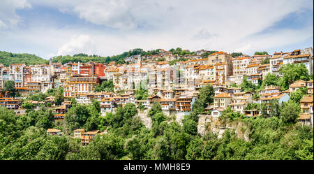 Wohngegend der Stadt Veliko Tarnovo, Bulgarien Stockfoto