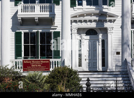 Bellamy Mansion Museum, Wilmington, North Carolina, USA. Stockfoto