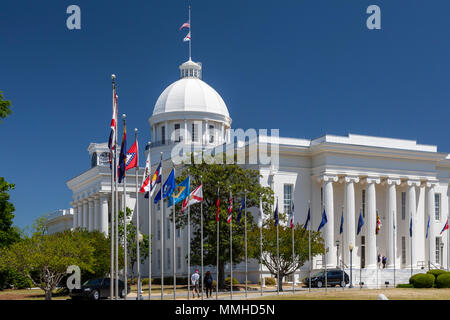 Montgomery, Alabama - Alabama State Capitol. Stockfoto