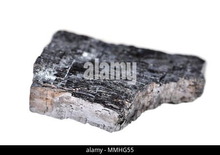 Galena (Leitung Sulfid) wichtigsten Erz von Blei. Stockfoto