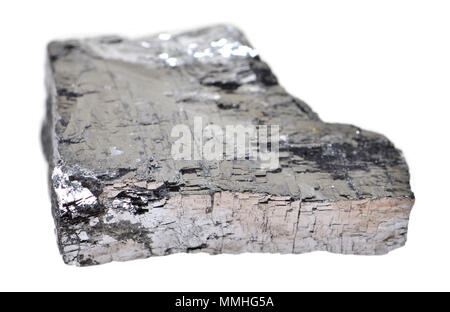 Galena (Leitung Sulfid) wichtigsten Erz von Blei. Stockfoto