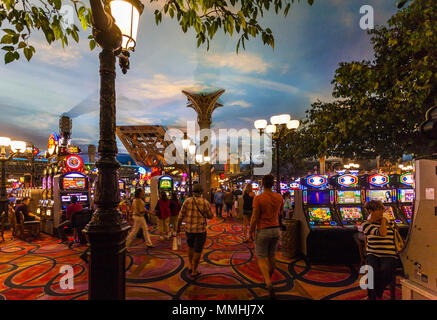 Innenraum des Caesars Palace Las Vegas Hotel & Casino auf dem Las Vegas Strip im Paradies, Nevada Stockfoto