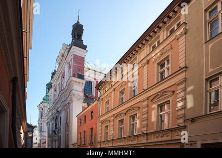 Poznan, Polen, 30. April 2018: Weniger Basilika St. Stanislaus Stockfoto