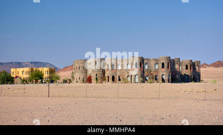 Luxus Le Mirage Desert Lodge & Spa, in der Mitte der Namibwüste, Sossusvlei, Sesriem, Namibia Stockfoto