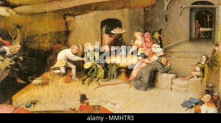 Bosch - Tentações de Sto Antao (detalhe) Stockfoto