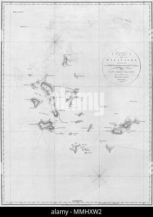 . Englisch: "Plan von Galapagos, Befragten in der Merchant-Ship Rattler und gezeichnet von Capt: James Colnett, der Royal Navy. 1793 1794." von T.Fuß, Weston, St. Pancras eingraviert. London. 1. Januar 1798 von A. Arrowsmith, Rathbone Ort veröffentlicht. . 1798. Aaron Arrowsmith (1750 - 1823) Beschreibung der Britischen Kartograph und Verleger Geburtsdatum / Tod 14. Juli 1750 28. April 1823 Ort der Geburt / Todes London London Authority control: Q 301678 VIAF:?:? ISNI 18101110 0000 0001 1041 9954 85137168 LCCN:?n NLA:?? 122277171 36515102 GND: WorldCat Galapagos Arrowsmith Stockfoto