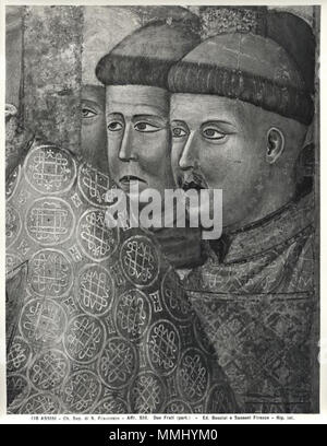 . "Giotto", Presepe di Greccio. 1290 s. Siehe Dateiname oder Kategorie 'Giotto', Presepe di Greccio 13. Stockfoto