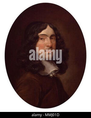 . Englisch: Andrew Marvell (1621 - 1678) von unbekannter Künstler, Malerei, ca. 1655-1660 45 Andrew Marvell Stockfoto