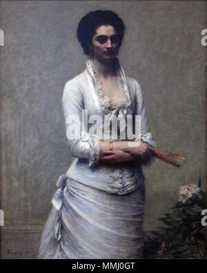 1881 Fantin-Latour Porträt Eva Callimachi-Catargi Kröller-Müller Museum anagoria Stockfoto