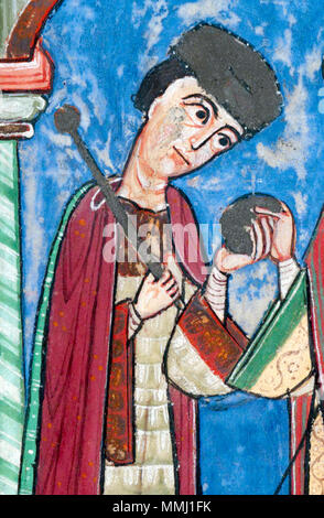 . Englisch: Heinrich V., Kaiser des Heiligen Römischen Reiches. . 12. Jahrhundert. Unbekannte Henry V (HRE) Stockfoto