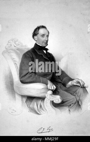 . Deutsch: Georg Sigl (1811-1887), österreichischer Industrieller. Lithographie von Adolf Dauthage. 1862. 1862. Adolf Dauthage (1825-1883) Georg Sigl Dauthage 2 Litho Stockfoto