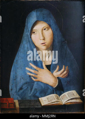 Antonello da Messina - Maria der Verkündigung 1473 sterben Stockfoto