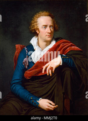 Porträt des Grafen Vittorio Alfieri von francois-xavier Fabre, Öl auf Leinwand, 1794, High Museum of Art 1794. VAlfieriFabre Stockfoto