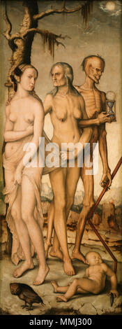 Im Alter von Mann und Tod. zwischen 1541 und 1544. Las Edades y La Muerte (grien) Stockfoto