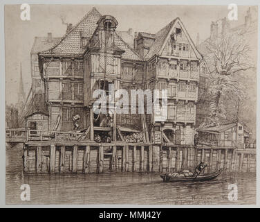 . English: Hamburg. Augenblicke einer Stadt 1882-1894. In 50 Zeichnungen von Johann Theobald Riefesell / Originalen im Museum für Hamburgische Geschichte. Galgenspeicher 13-07-1891. 28. Dezember 2008. Johann Theobald Riefesell (1836 - 1895) Beschreibung Deutsche Maler Geburtsdatum / Tod 1. Juli 1836 vom 19. Januar 1895 Ort der Geburt / Tod Hamburg Hamburg Behörde: Q 1696364 VIAF:?? n 47554794 LCCN: 83239516 GND:? 11860077 X WorldCat HH-Riefesell-34--13-07 Galgenspeicher-1891 Stockfoto