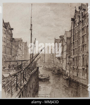 . English: Hamburg. Augenblicke einer Stadt 1882-1894. In 50 Zeichnungen von Johann Theobald Riefesell / Originalen im Museum für Hamburgische Geschichte. Hollandischer-Brook 05-05-1885. 28. Dezember 2008. Johann Theobald Riefesell (1836 - 1895) Beschreibung Deutsche Maler Geburtsdatum / Tod 1. Juli 1836 vom 19. Januar 1895 Ort der Geburt / Tod Hamburg Hamburg Behörde: Q 1696364 VIAF:?? n 47554794 LCCN: 83239516 GND:? 11860077 X WorldCat HH-Riefesell-35--05-05 Hollandischer-Brook-1885 Stockfoto