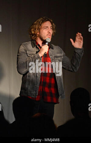 Seann Walsh Stand up Comedian auf der Bühne an der Legion in Lerwick Shetland Stockfoto