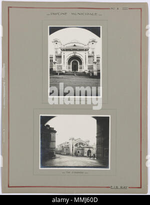 . Français: piscine municipale Saint-Georges: planche d'Emmanuel Le Ray, architecte Municipal de Rennes, Composée d'une / noir et Blanc de l'entrée principale de la Piscine (24 x 18 cm) et d'une / noir et Blanc d'une Vue d'ensemble de la Piscine (24 x 18 cm). Archives Municipales de Rennes, 10 FI 10. Français: piscine municipale Saint-Georges, Rennes. 1926. Emmanuel Le Ray (1859 - 1936) Beschreibung der französische Architekt Geburtsdatum / Tod 17. November 1859 28. November 1936 Ort der Geburt / Todes Rennes Rennes Authority control: Q 3052762 VIAF:?:? ISNI 73530168 0000 0 Stockfoto