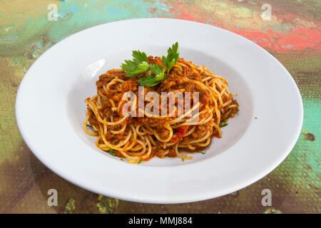 Hausgemachte italienische Küche Stockfoto