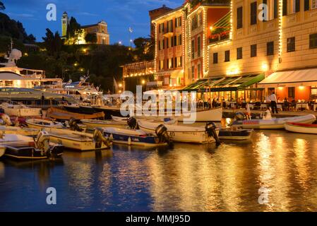 Portofino, Genua Provinz, Italienische Riviera, Italien Stockfoto