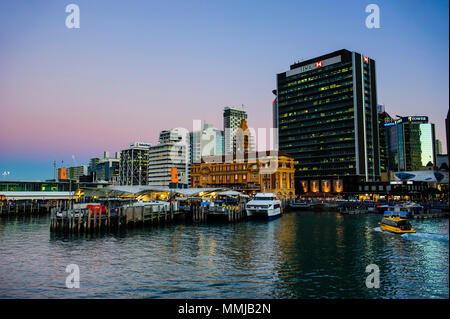 Skyline von Auckland, Neuseeland Stockfoto