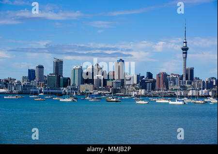 Skyline von Auckland, Neuseeland Stockfoto