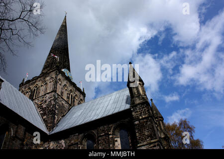 Die St. Cuthbert Kirche in Darlington Stockfoto