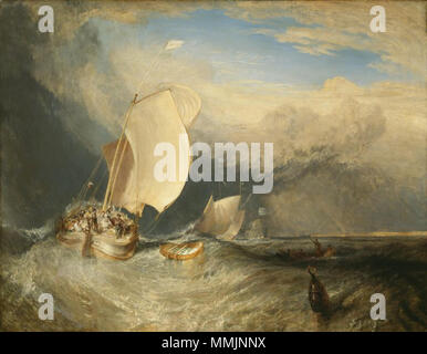 Fischerboote mit Hausierer Tarifverhandlungen für Fische. zwischen 1837 und 1838. J. M. W. Turner (1775 - 1851) Alternative Namen J. M. W. Turner Beschreibung britische Maler und Grafiker Geburtsdatum / Tod ca. 23 April 1775 vom 19. Dezember 1851 Ort der Geburt / Todes London Kategorie: Chelsea Arbeit Ort London, Großbritannien, Italien, Deutschland, der Schweiz Authority control: Q 159758 VIAF:?: 100900492 ISNI? 0000 0001 2145 4990 ULAN:?? n 500026846 LCCN: 79060712 NLA:? 35751158 WorldCat Fischerboote mit Hausierer Tarifverhandlungen für Fisch 1837-1838 JMW Turner Stockfoto