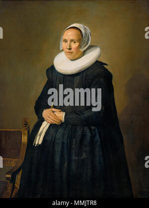 . Portrait von Feyntje Van Steenkiste. Anhänger der Datei: Frans Hals 034.jpg. Portrait von Feyntje Van Steenkiste (1603/1604-1640). 1635. Frans Hals - Feyntje Van Steenkiste Stockfoto