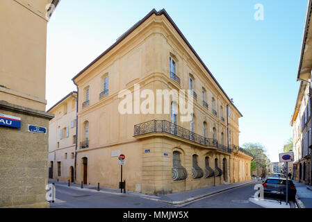 Hôtel Villeneuve d'Ansouis (c 18) Stadthaus, Villa oder Hôtel Particulier in der mazarin Bezirk Aix-en-Provence Provence Frankreich Stockfoto