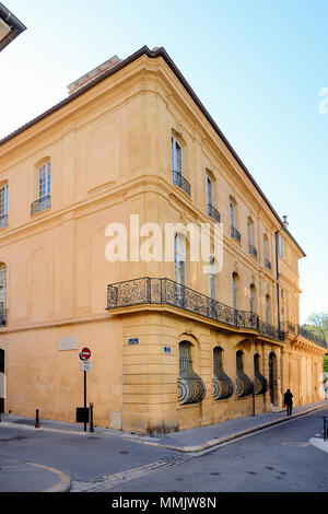 Hôtel Villeneuve d'Ansouis (c 18) Stadthaus, Villa oder Hôtel Particulier in der mazarin Bezirk Aix-en-Provence Provence Frankreich Stockfoto