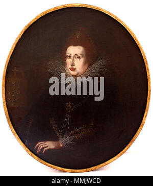 Englisch: Porträt der Anna von Tirol (1585-1618) Anna von Tirol Ältere Stockfoto
