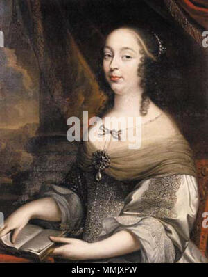 Français: Marie Charlotte de Castelnau Dame de Joinville geb. Vers 1648 Décédée le 29 janvier 1694 À l'âge de 46 ans peut-être Eltern Jacques, Marquis de Castelnau ca 1620-1658 Marie de Girard 1618-1696 Mariages et enfants Mariée le 15 Mai 1668 avec Antoine Charles, duc de Gramont 1641-1720, nicht Katharina Charlotte Antoine 1670-1739 1671-1725. XVIIe siècle. Mignard-Marie Charlotte de Castelnau Stockfoto