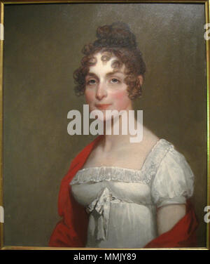 Portrait von Frau Francis Welch. ca. 1810. Frau Francis Welch (Margaret Knick Aufbau), ca. 1810, von Gilbert Stuart (1755-1828) - Worcester Art Museum - IMG7594 Stockfoto
