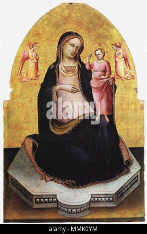 . Englisch: Lorenzo Monaco, die Madonna der Demut, 1400-1405 Museo Diocesano, Assisi. 29 Juli 2010, 09:13:11. 15 3 Lorenzo Monaco, die Madonna der Demut, 1400-1405 Museo Diocesano, Assisi Stockfoto